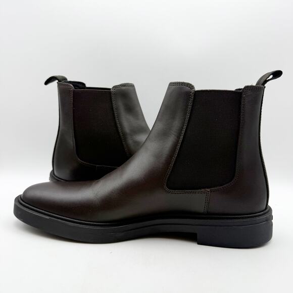 Boss Mens Calev Chelsea Ankle Boots EU 40 US 7 Dark Brown Leather NWOB - Picture 7 of 12